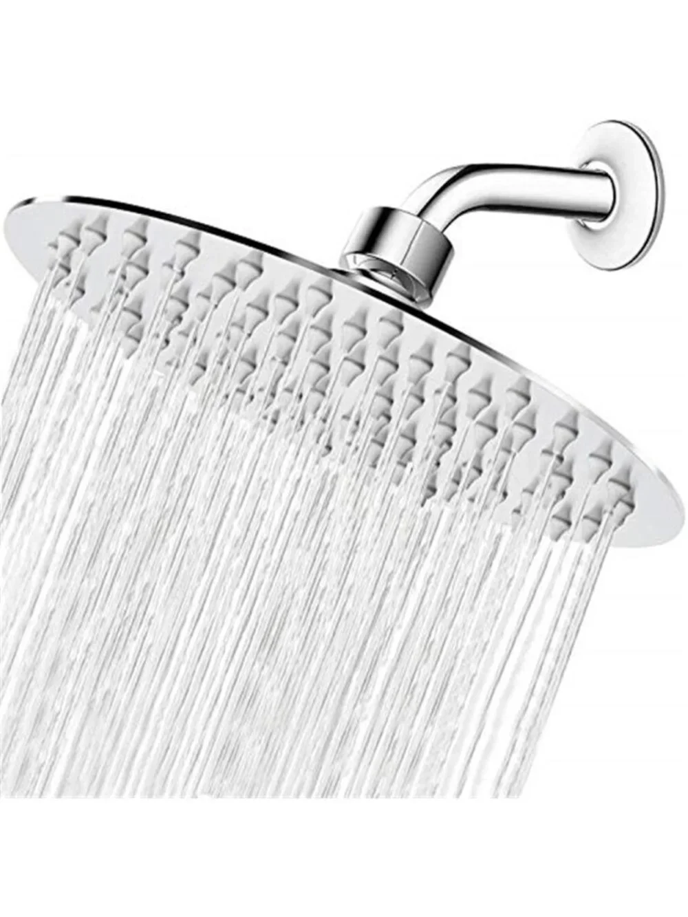 8 Inches Round Rain Shower Head Ultra-Thin Design-Pressure Boosting Awesome Some